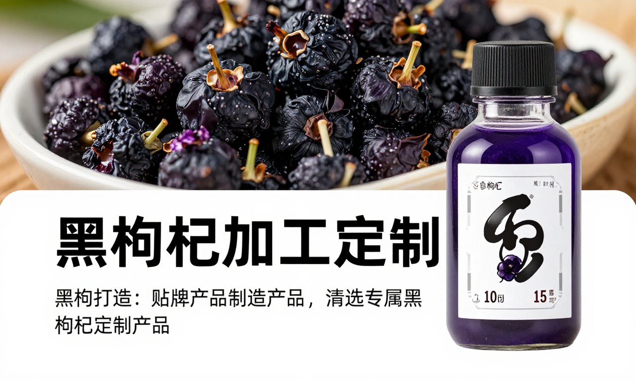 黑枸杞加工贴牌产品工艺定制方法科普：助力打造专属优质黑枸杞定制产品