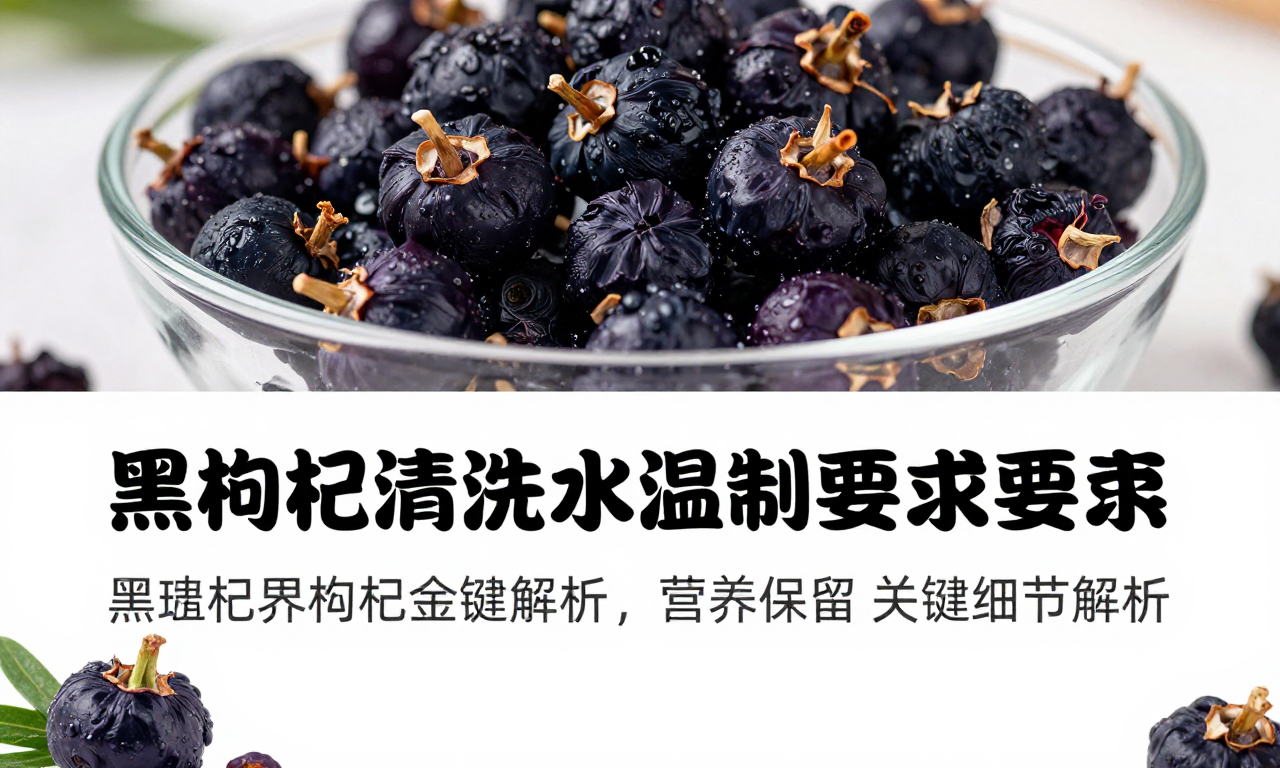 黑枸杞鲜果清洗水温控制要求科普 保障营养保留的关键细节解析