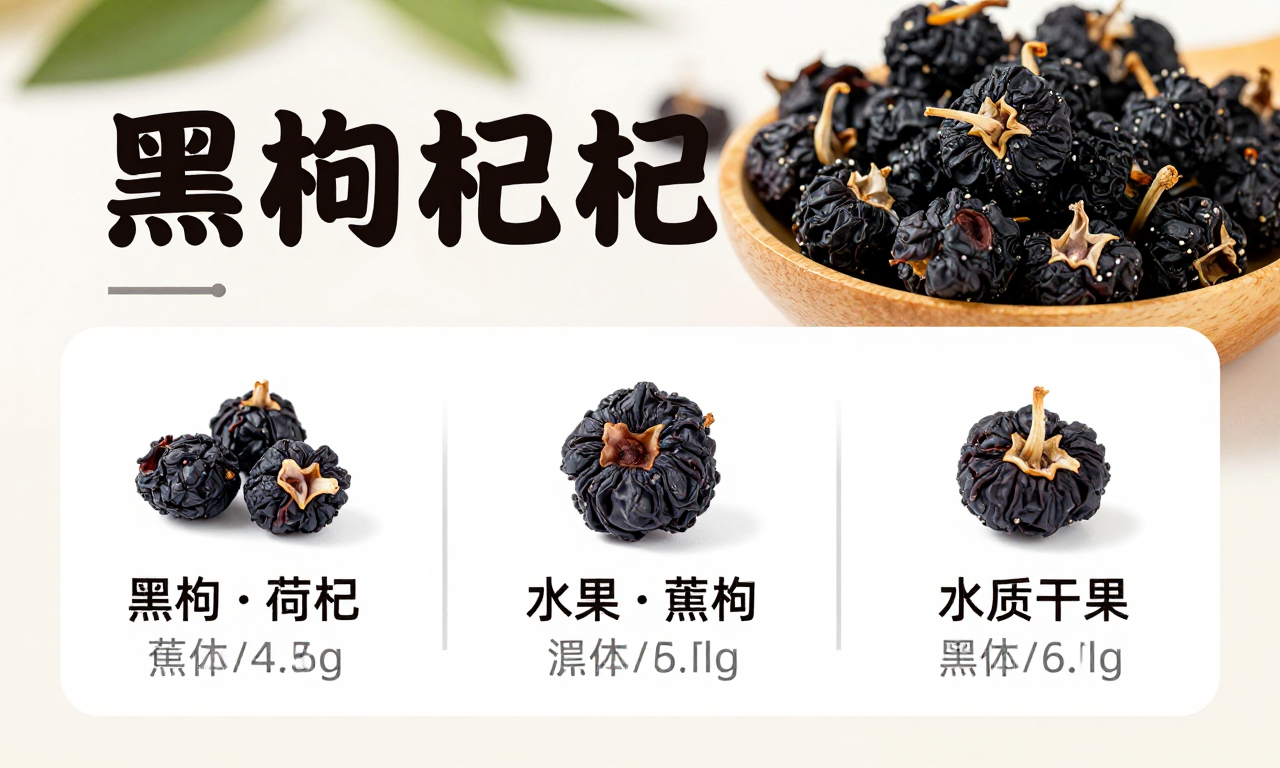 黑枸杞干果水分含量标准科普 了解规范助力选优质黑枸杞干果