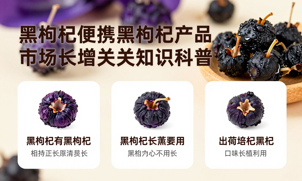 黑枸杞便携黑枸杞产品市场增长趋势及相关知识科普