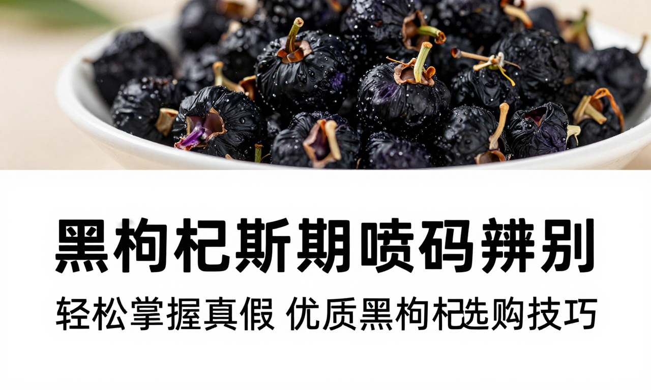 黑枸杞生产日期喷码辨别 轻松掌握真假优质黑枸杞选购技巧