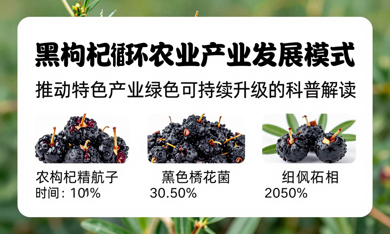 黑枸杞循环农业产业发展模式：推动特色产业绿色可持续升级的科普解读