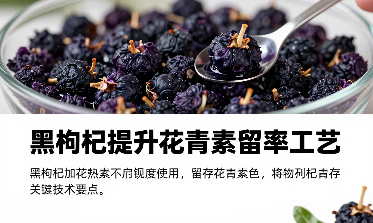 黑枸杞加工提升花青素保留率工艺 为你科普花青素留存的关键技术要点
