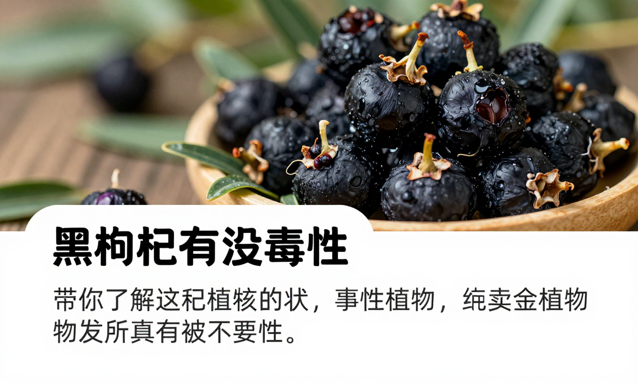 黑枸杞植株有没有毒性 带你了解这种植物的真实安全状况