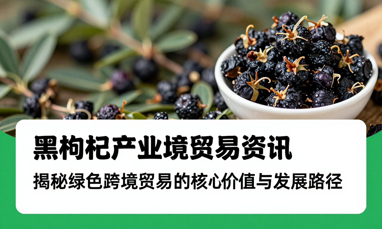 黑枸杞产业跨境绿色贸易资讯：揭秘绿色跨境贸易的核心价值与发展路径