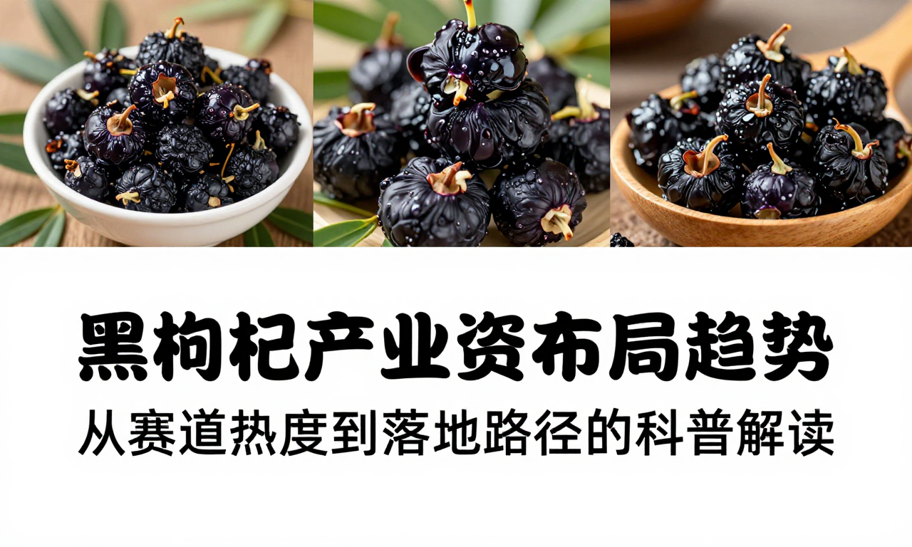 黑枸杞产业资本布局趋势：从赛道热度到落地路径的科普解读