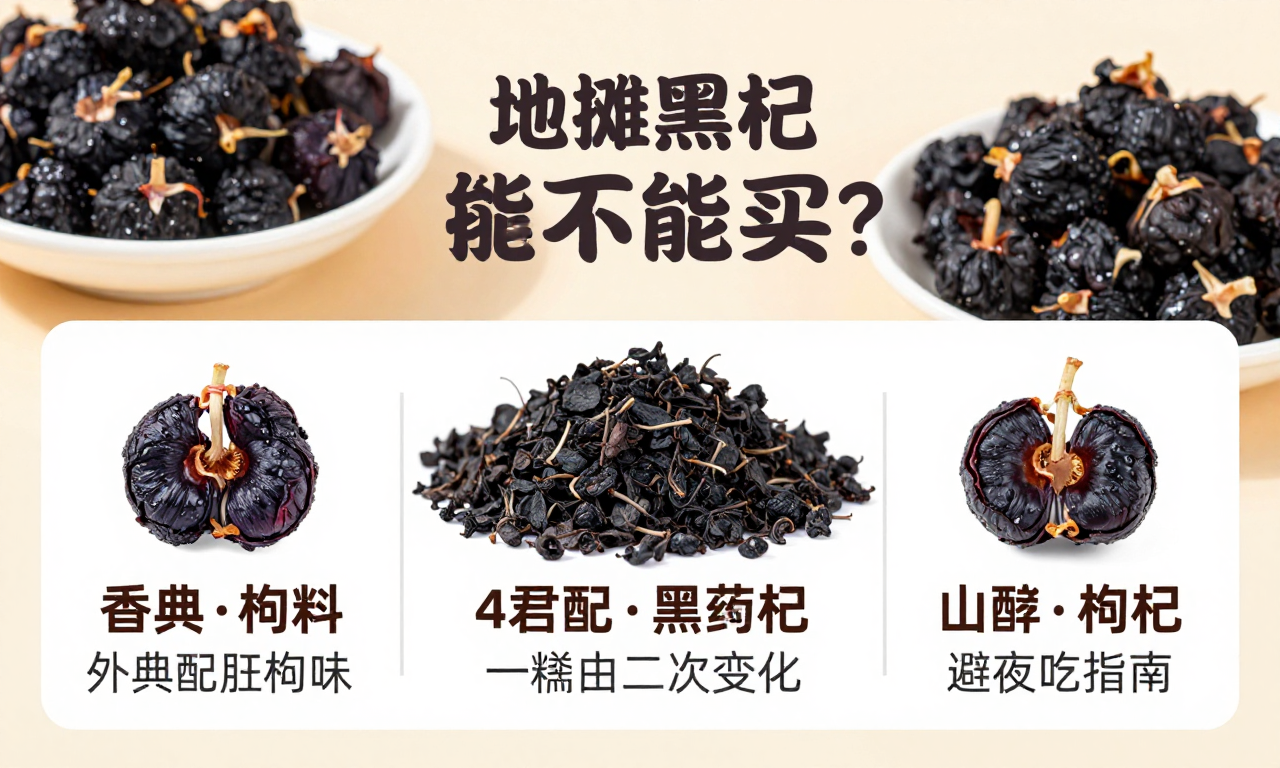 地摊黑枸杞能不能买？一文科普选购要点与避坑指南