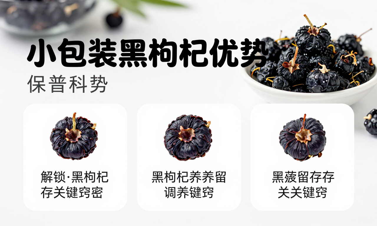 小包装黑枸杞保鲜优势科普 解锁黑枸杞营养留存的关键窍门