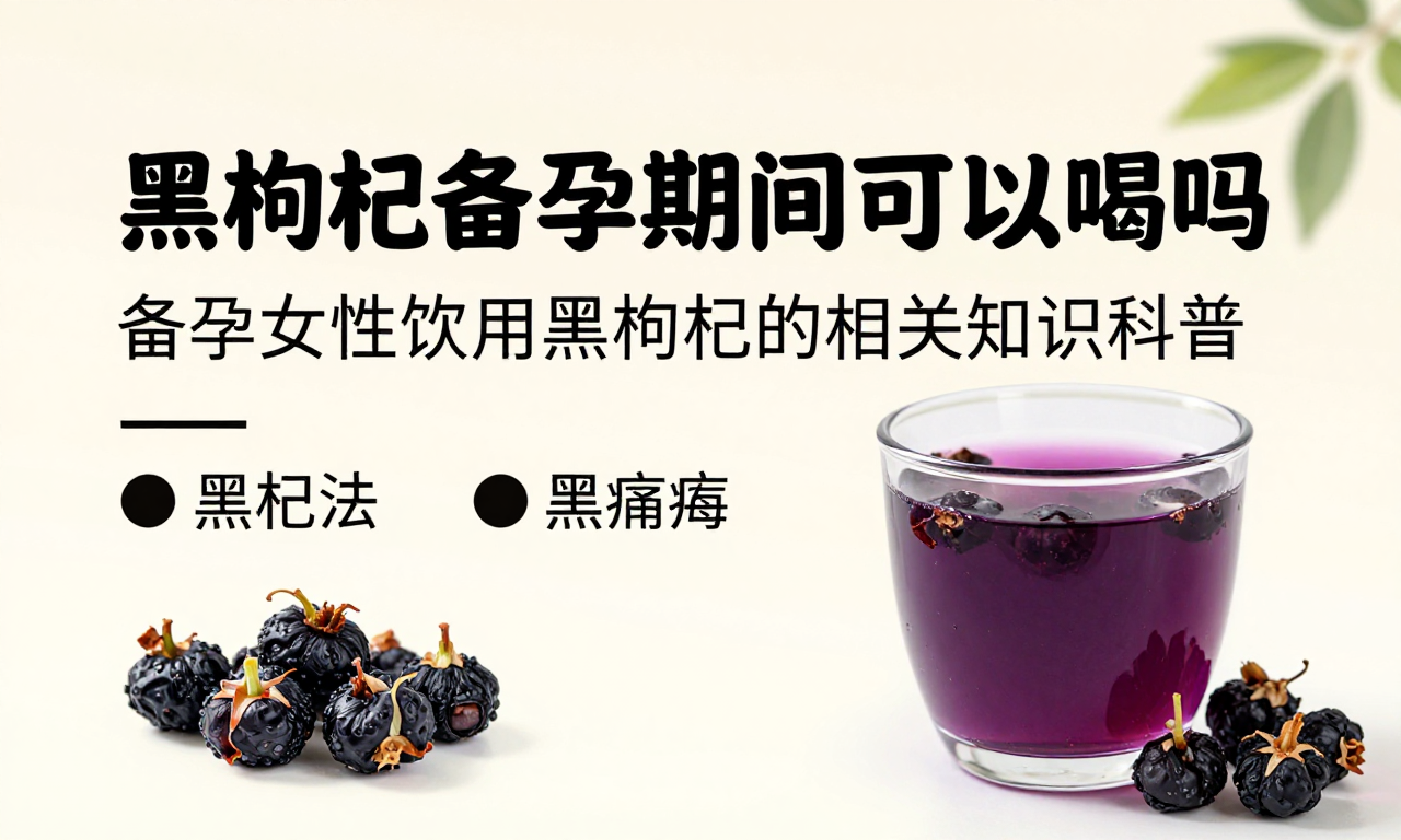 黑枸杞备孕期间可以喝吗 备孕女性饮用黑枸杞的相关知识科普