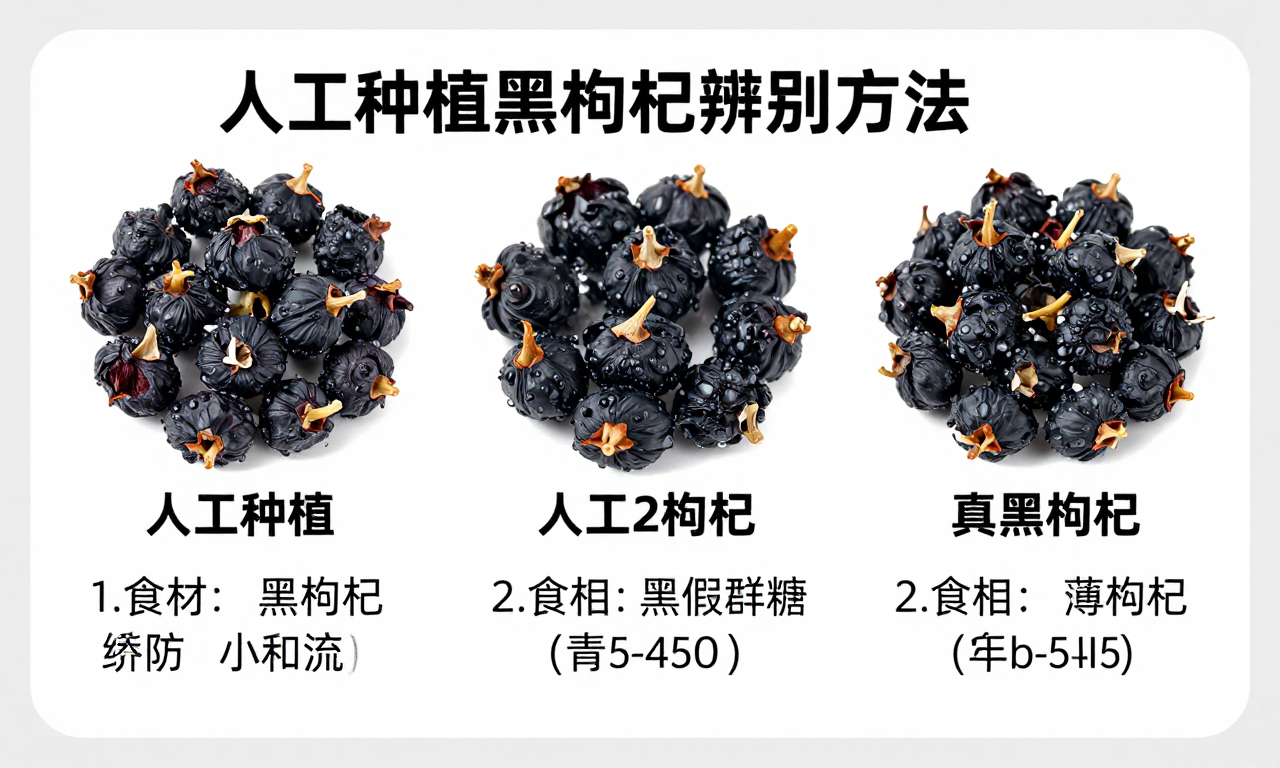 人工种植黑枸杞辨别方法 实用科普助你分清真假黑枸杞