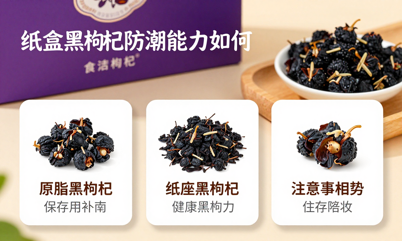 纸盒黑枸杞防潮能力如何 科普其储存黑枸杞的实用优势与注意事项