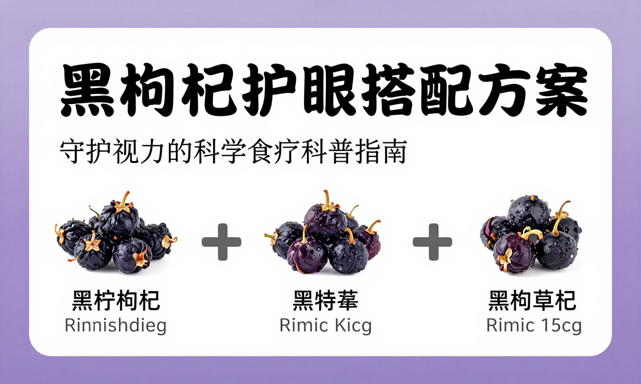 黑枸杞护眼食疗搭配方案 守护视力的科学食疗科普指南