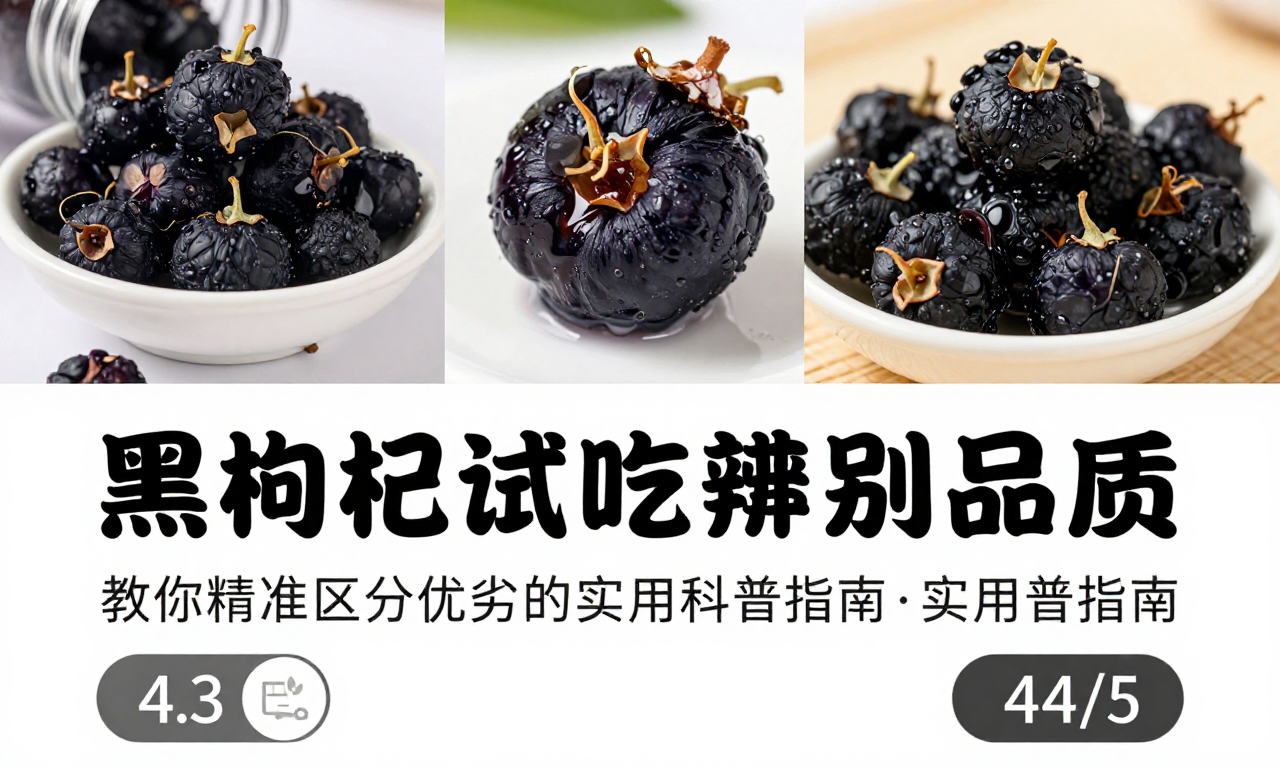 黑枸杞试吃辨别品质 教你精准区分优劣的实用科普指南