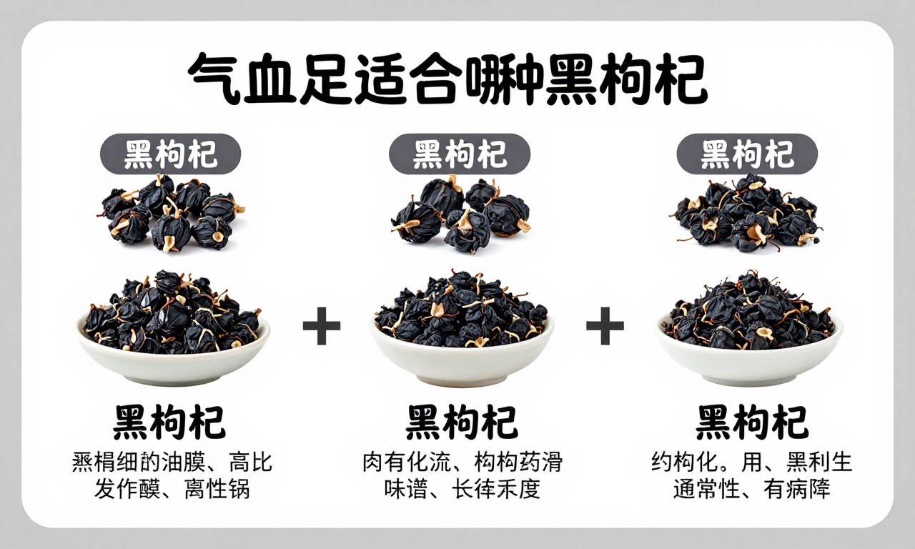 气血不足适合哪种黑枸杞 科普不同黑枸杞的属性与适配要点