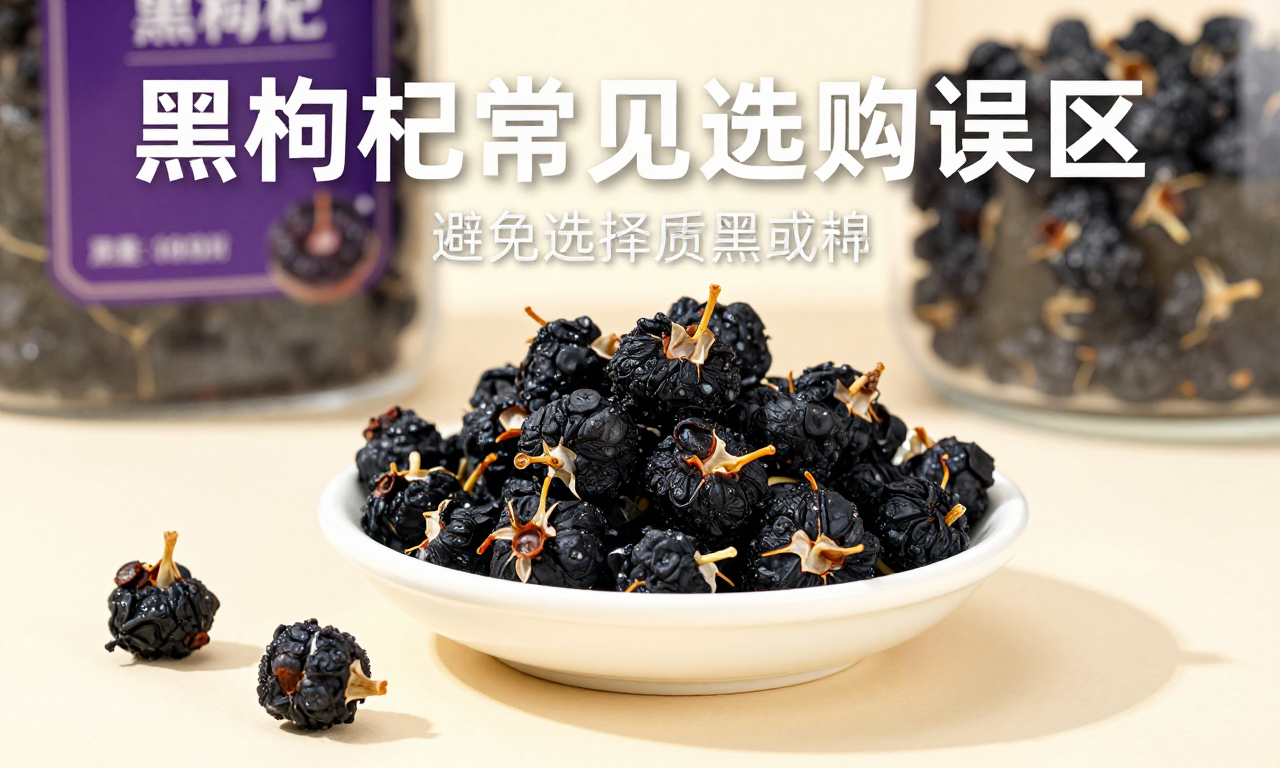 黑枸杞常见选购误区：避免这些坑才能选到优质黑枸杞