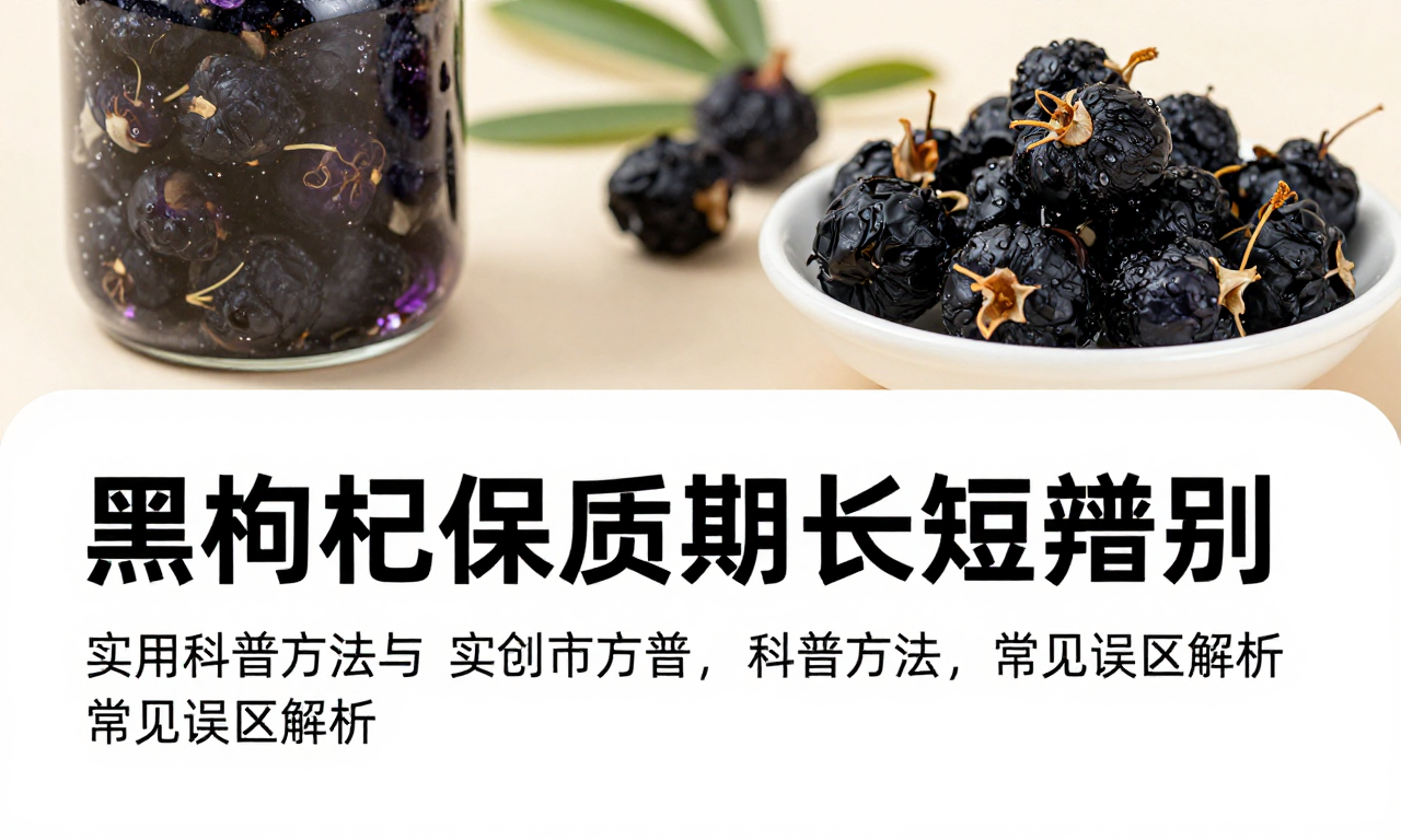 黑枸杞保质期长短辨别：实用科普方法与常见误区解析
