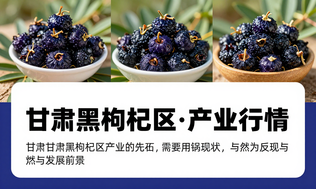 甘肃黑枸杞产区产业行情的现状与发展前景科普