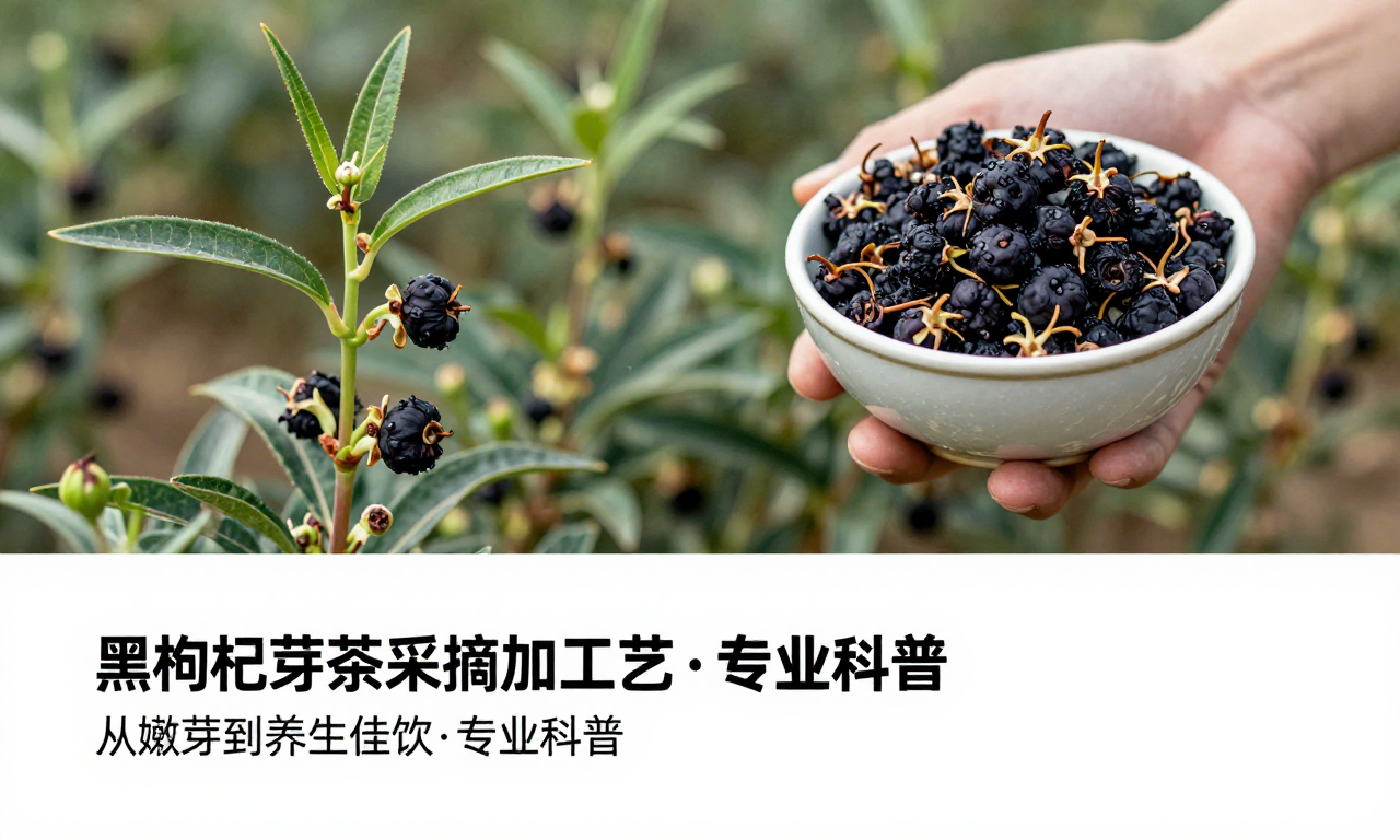黑枸杞芽茶采摘加工工艺：从嫩芽到养生佳饮的专业科普