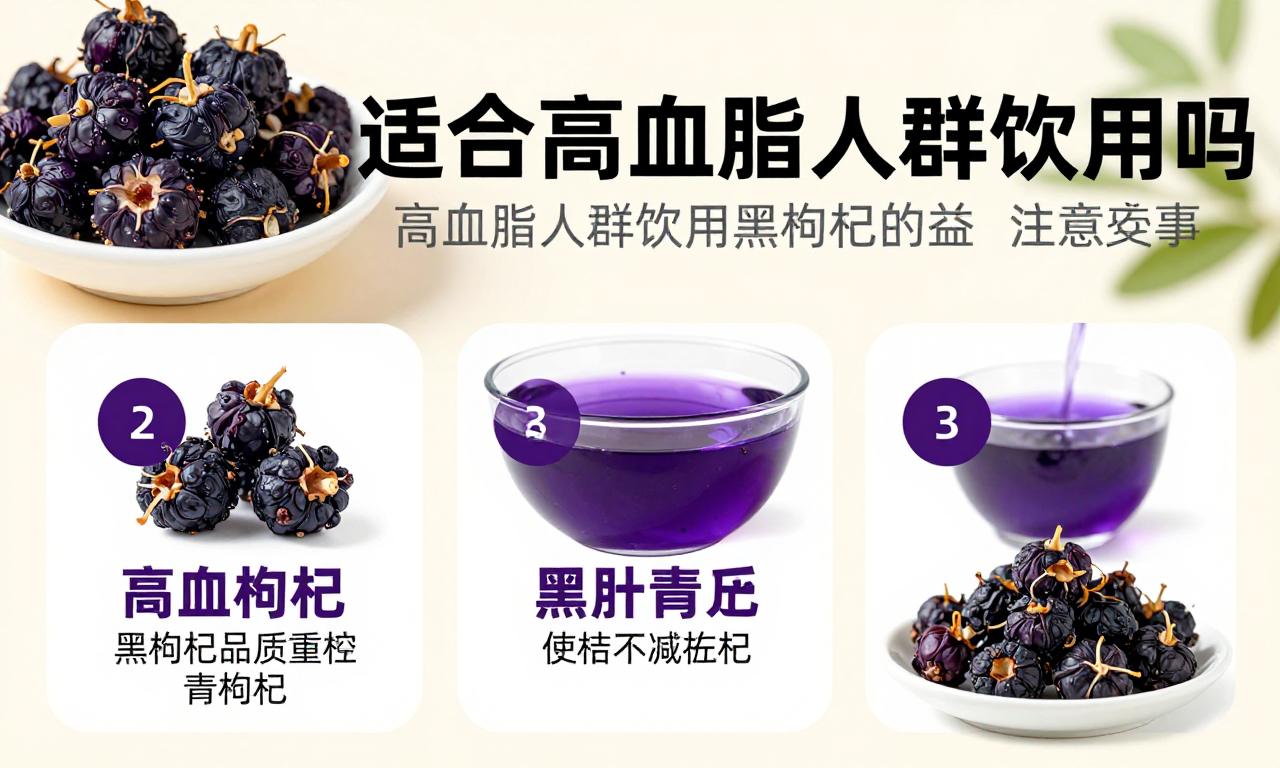 黑枸杞适合高血脂人群饮用吗 高血脂人群饮用黑枸杞的益处与注意事项科普