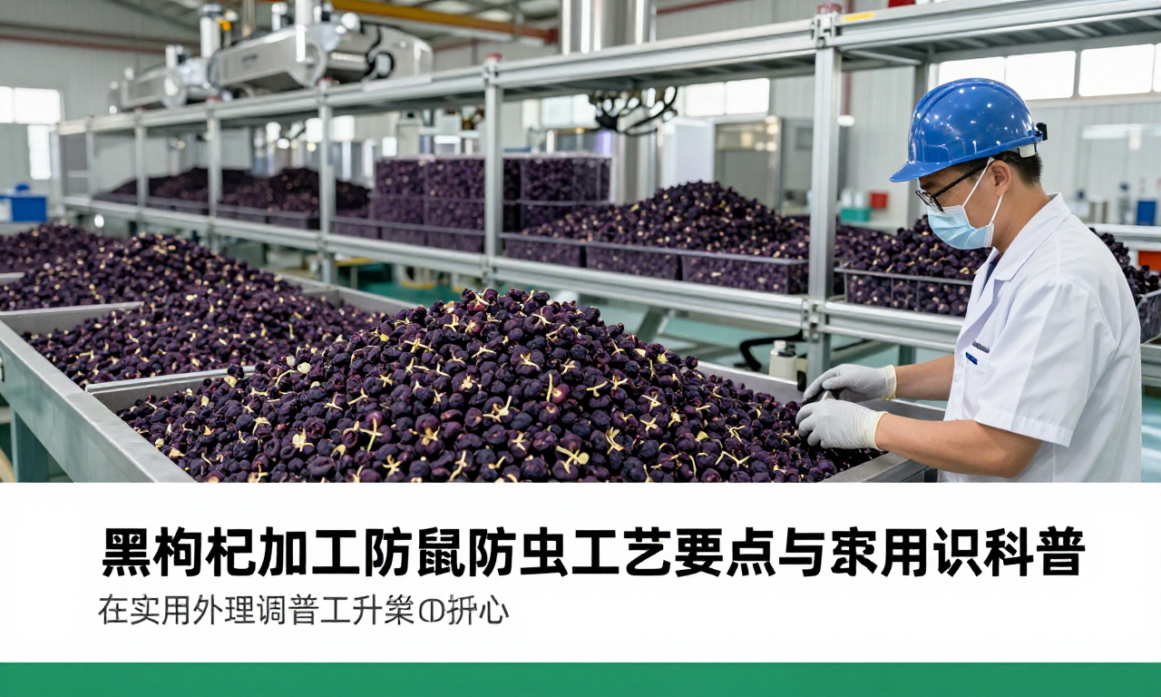 黑枸杞加工车间防鼠防虫工艺的核心要点与实用知识科普