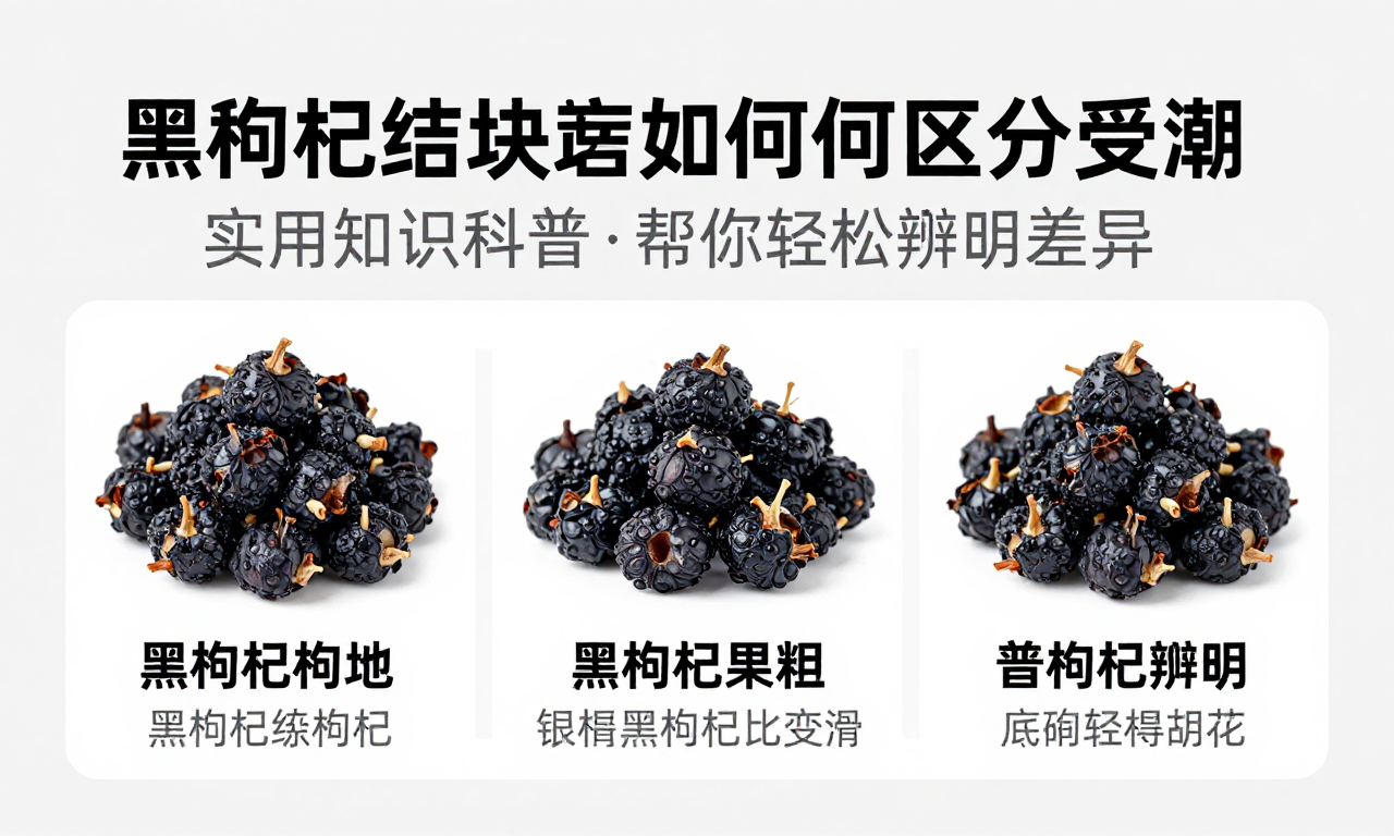 黑枸杞结块如何区分受潮 这份实用知识科普帮你轻松辨明差异