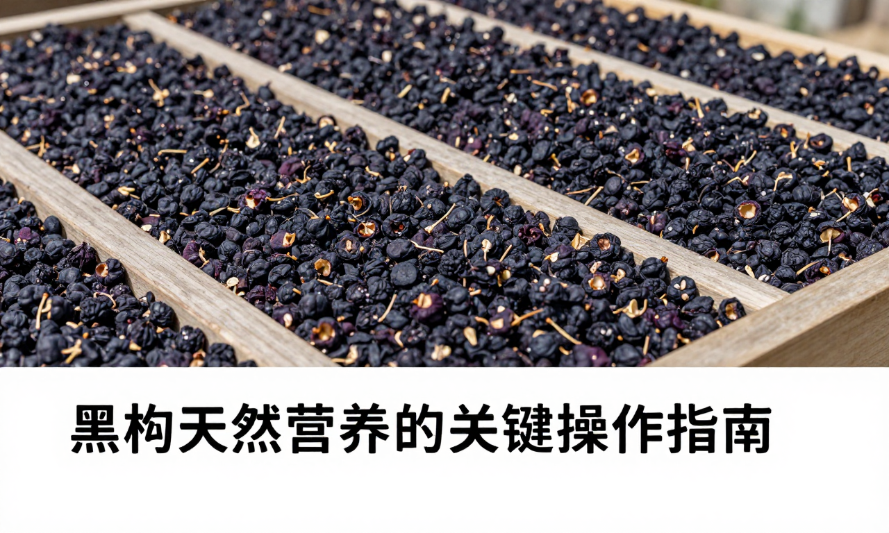 黑枸杞晾晒防尘处理办法：干货科普守护天然营养的关键操作指南
