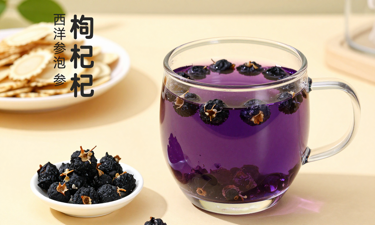 黑枸杞搭配西洋参泡水好处多 这些健康益处你了解吗
