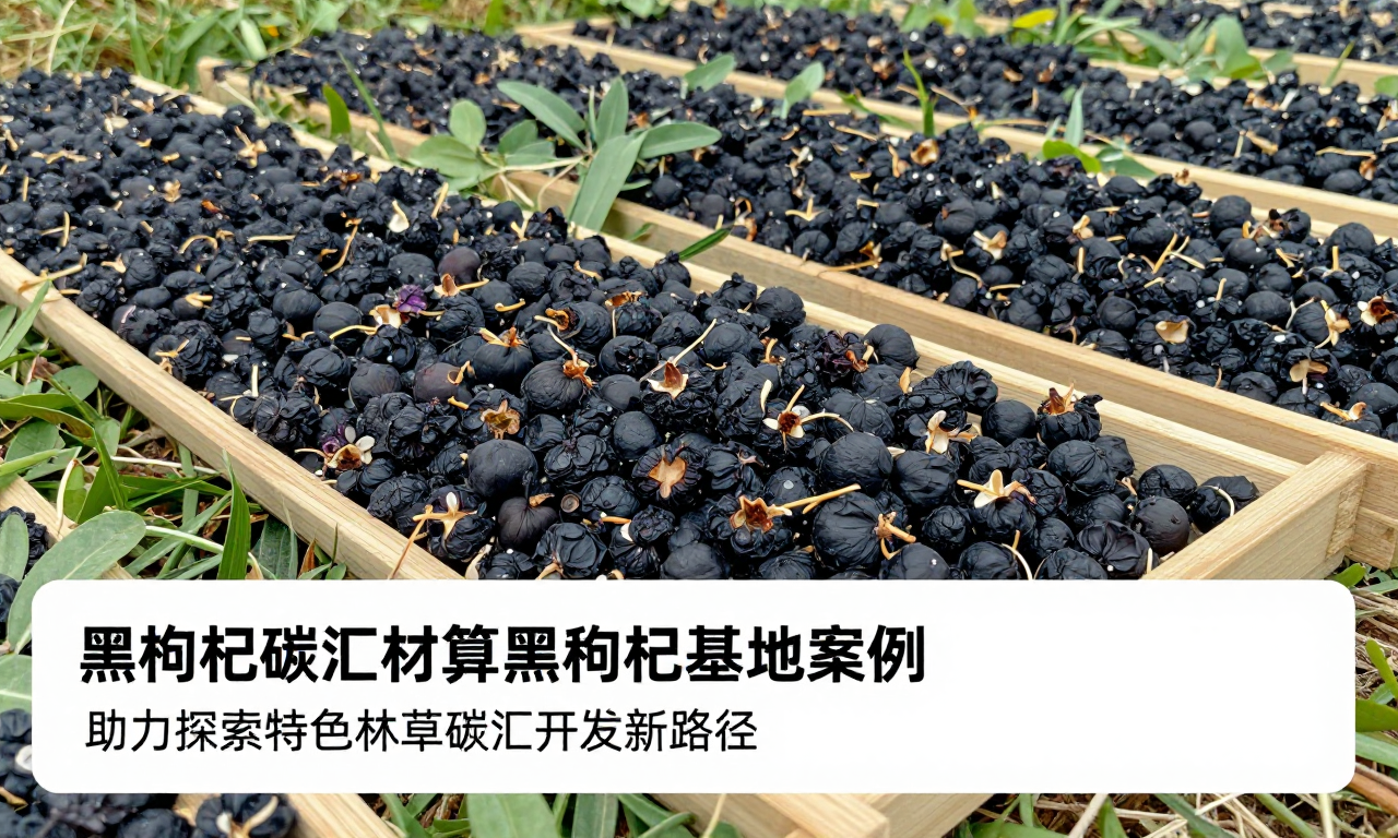 黑枸杞碳汇核算黑枸杞基地案例 助力探索特色林草碳汇开发新路径