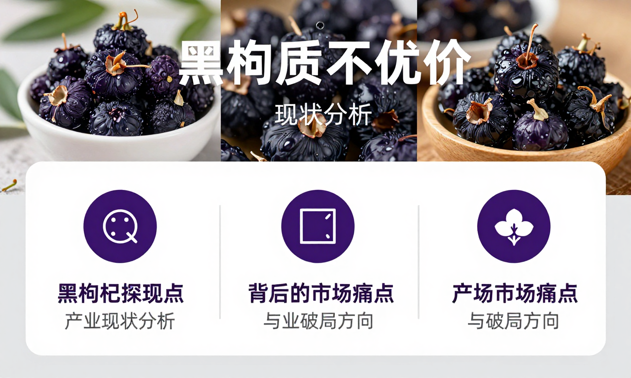 黑枸杞优质不优价产业现状分析 科普其背后的市场痛点与破局方向