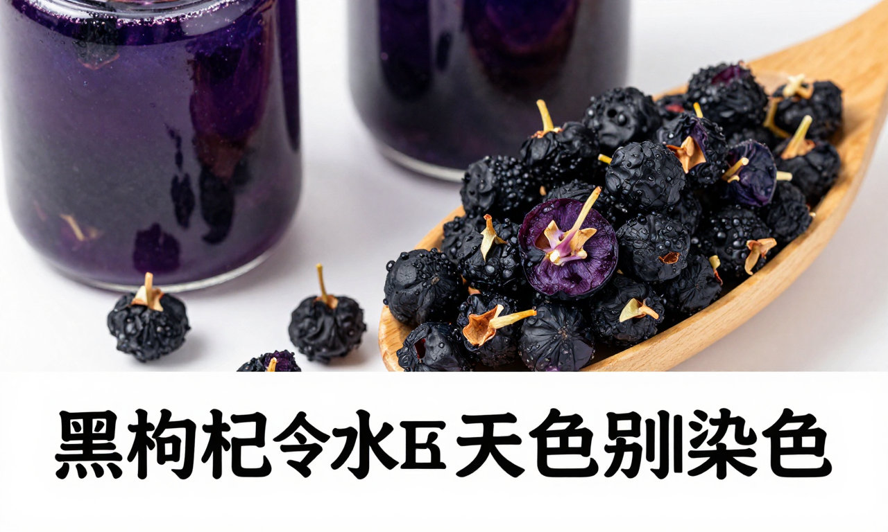 黑枸杞冷水掉色辨别染色：教你轻松分辨天然与染色黑枸杞
