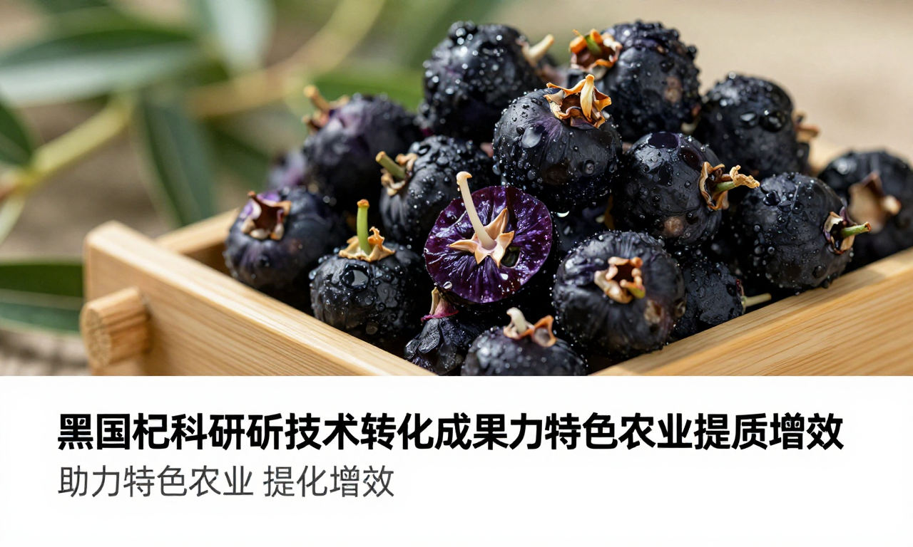 黑枸杞科研院所技术转化成果助力特色农业提质增效