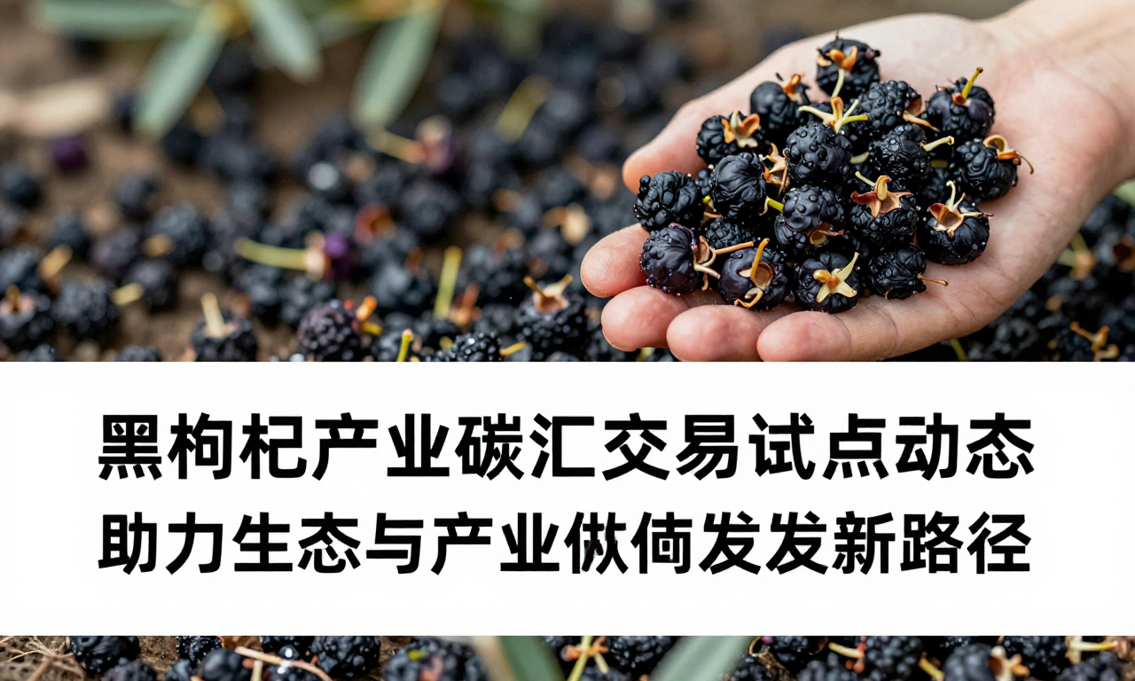 黑枸杞产业碳汇交易试点动态：助力生态与产业协同发展新路径