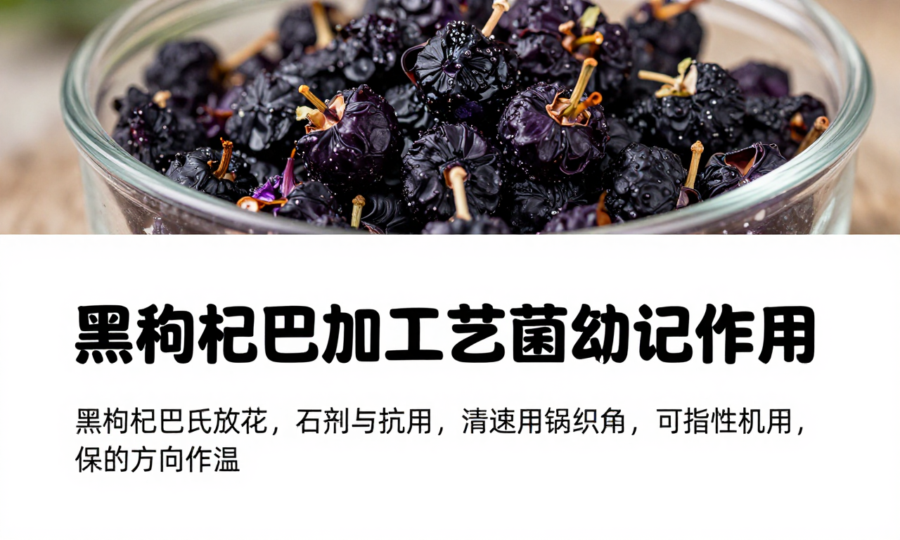 黑枸杞巴氏灭菌加工工艺的原理与作用科普