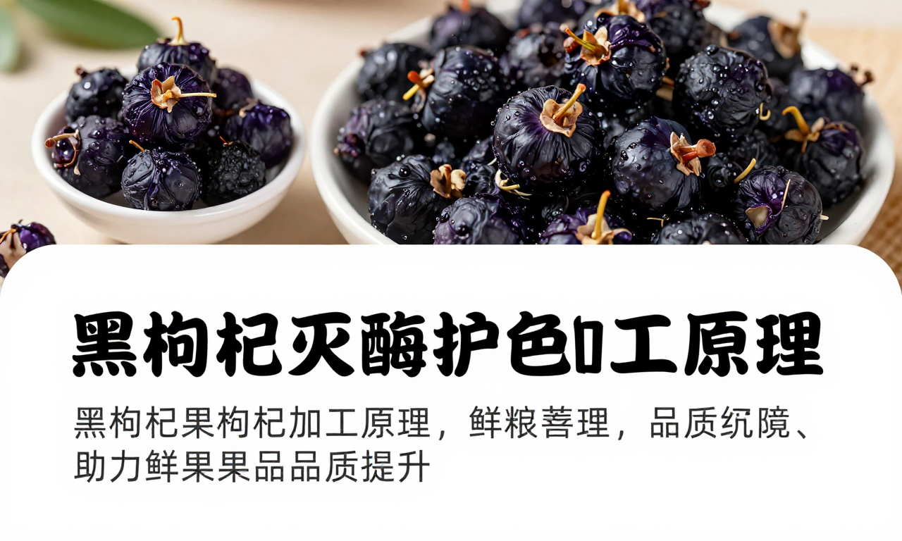 黑枸杞鲜果灭酶护色加工原理 助力鲜果果品品质提升科普