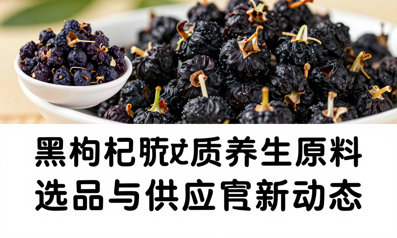 黑枸杞养生馆原料供应产业资讯 带你了解优质养生原料选品与供应新动态