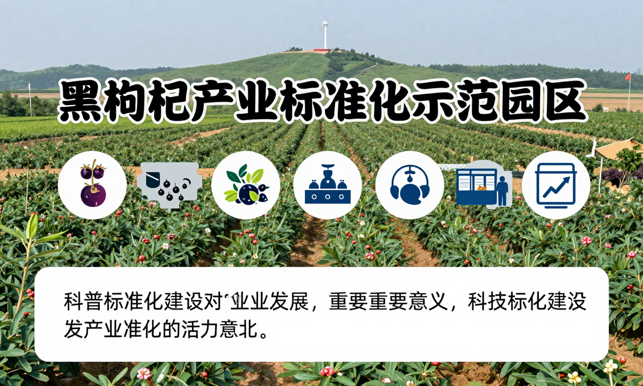 黑枸杞产业标准化示范园区新闻：科普标准化建设对产业发展的重要意义