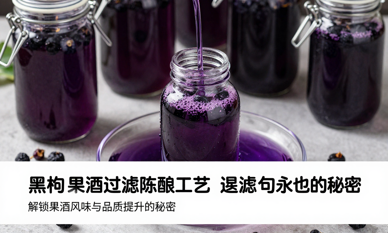 黑枸杞果酒过滤陈酿工艺：解锁果酒风味与品质提升的秘密