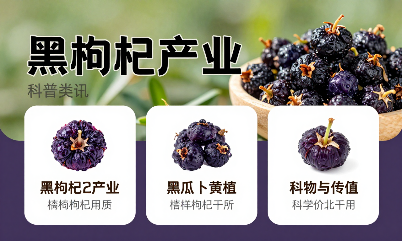 黑枸杞产业科普宣传项目资讯助力大众了解黑枸杞产业科学价值