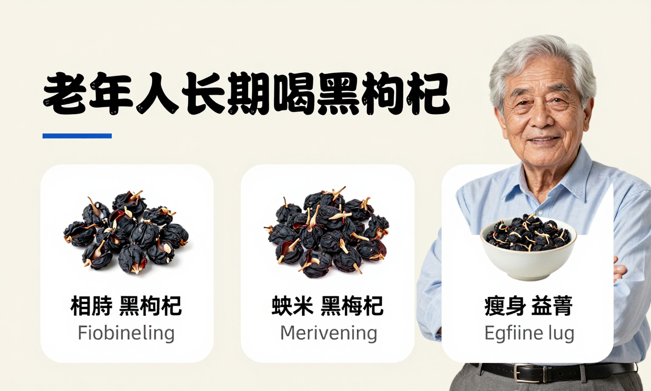 老年人长期喝黑枸杞的作用 这些知识科普带你了解对身体的益处