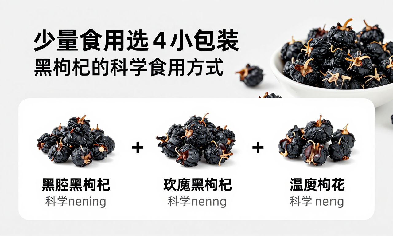 少量食用选小包装黑枸杞 这份实用科普指南为你讲解黑枸杞的科学食用方式