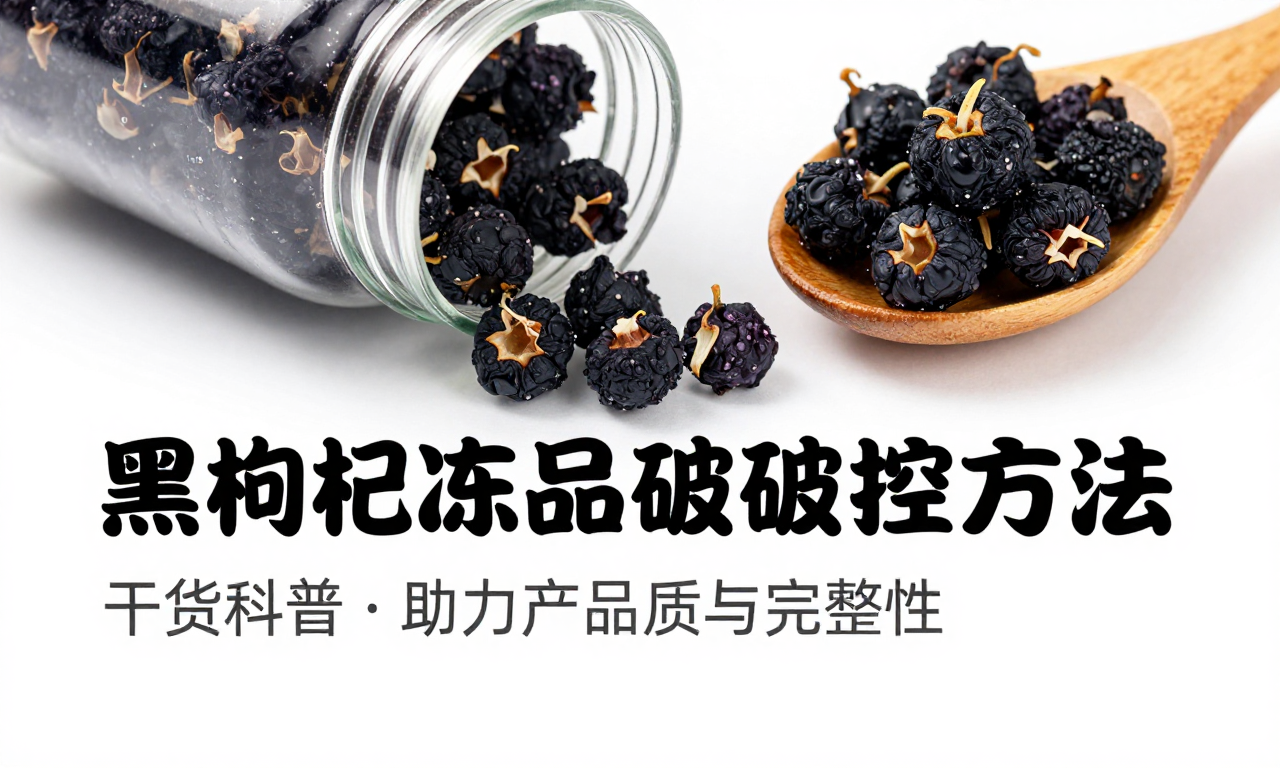 黑枸杞冻干成品破碎防控方法 干货科普助力保障产品品质与完整性