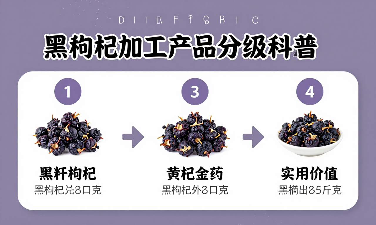 黑枸杞加工产品分级标准科普 带你了解其分级依据与实用价值