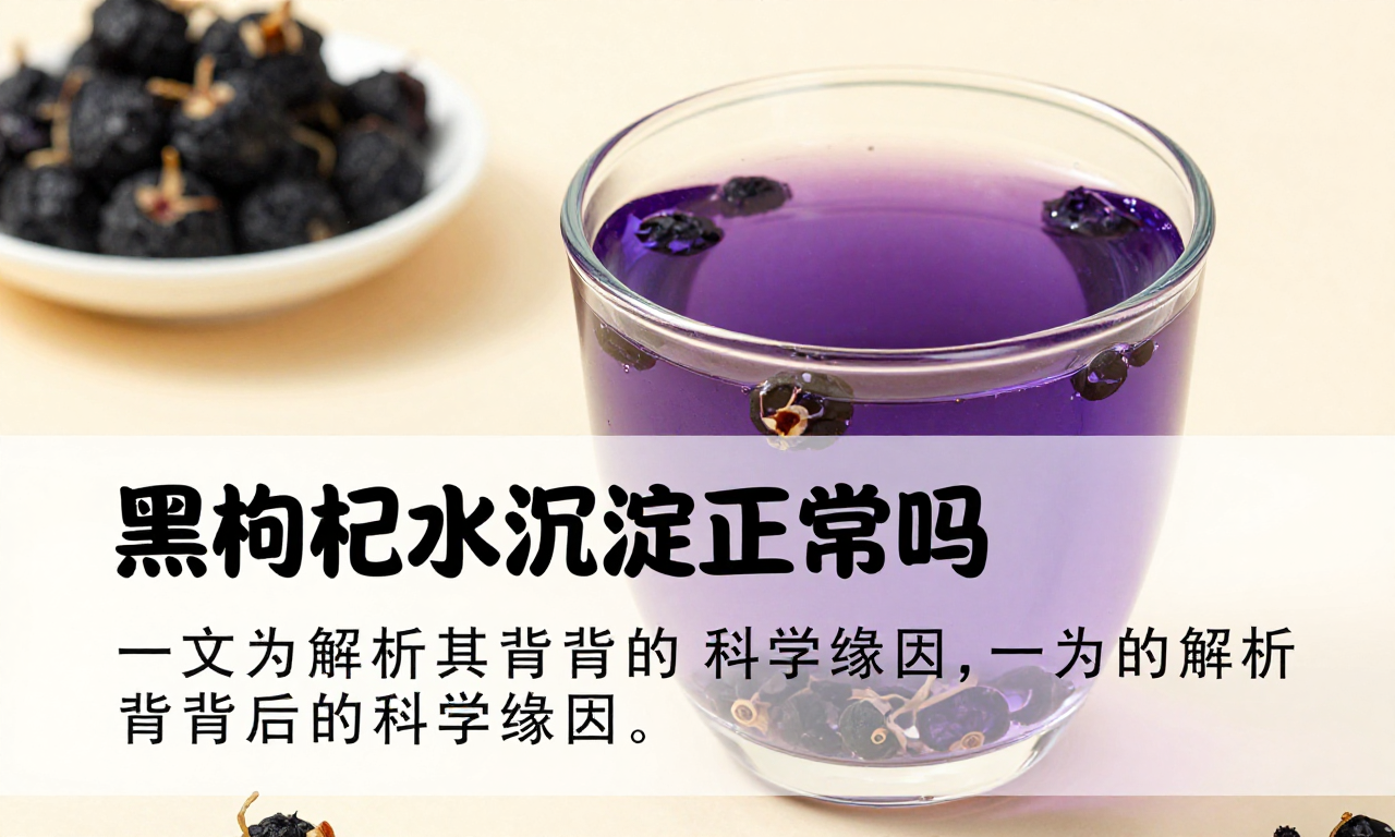 黑枸杞泡水有沉淀正常吗 一文为你解析其背后的科学缘由