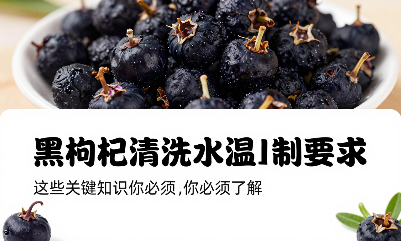 黑枸杞鲜果清洗水温控制要求 这些关键知识你必须了解