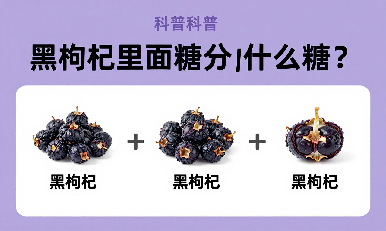 黑枸杞里面糖分是什么糖？一文为你科普黑枸杞中的糖类成分