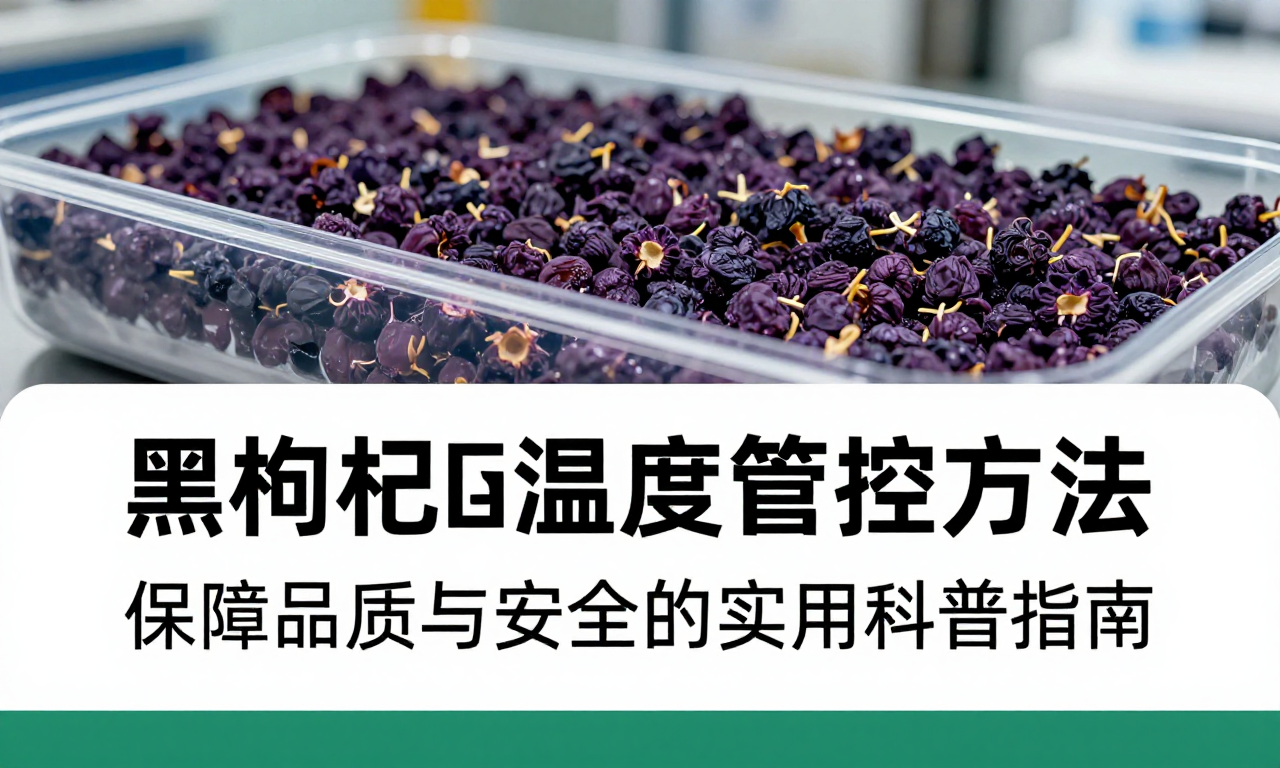 黑枸杞加工车间温湿度管控方法：保障品质与安全的实用科普指南