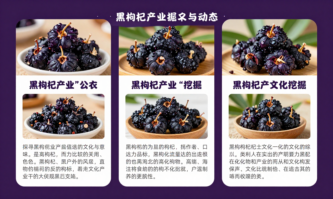 黑枸杞产业文化挖掘项目动态：探寻特色产业背后的文化底蕴与发展脉络