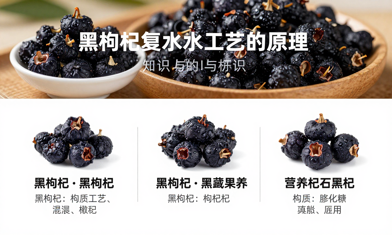 黑枸杞冻干与黑枸杞复水工艺原理的知识科普解读