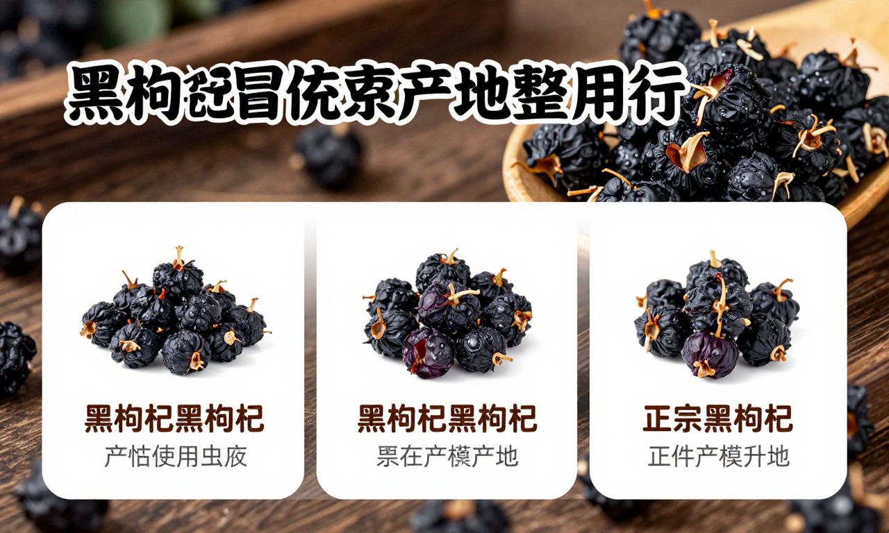 黑枸杞冒充产地整治行动资讯 科普如何辨别正宗黑枸杞产地的实用方法