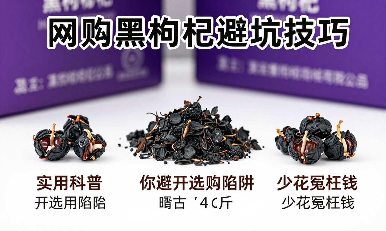 网购黑枸杞避坑技巧：实用科普带你避开选购陷阱少花冤枉钱